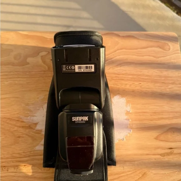 Sunpak DF4000U Black Camera Flash